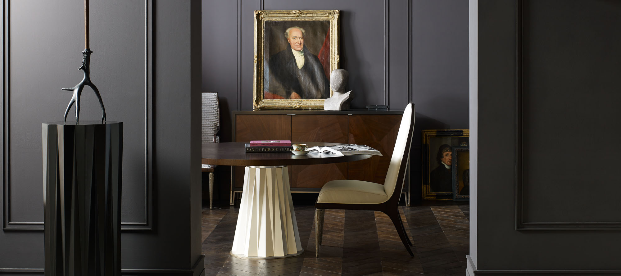 Heliodor Pedestal by Jean Louis Deniot BA3186 Baker Furniture