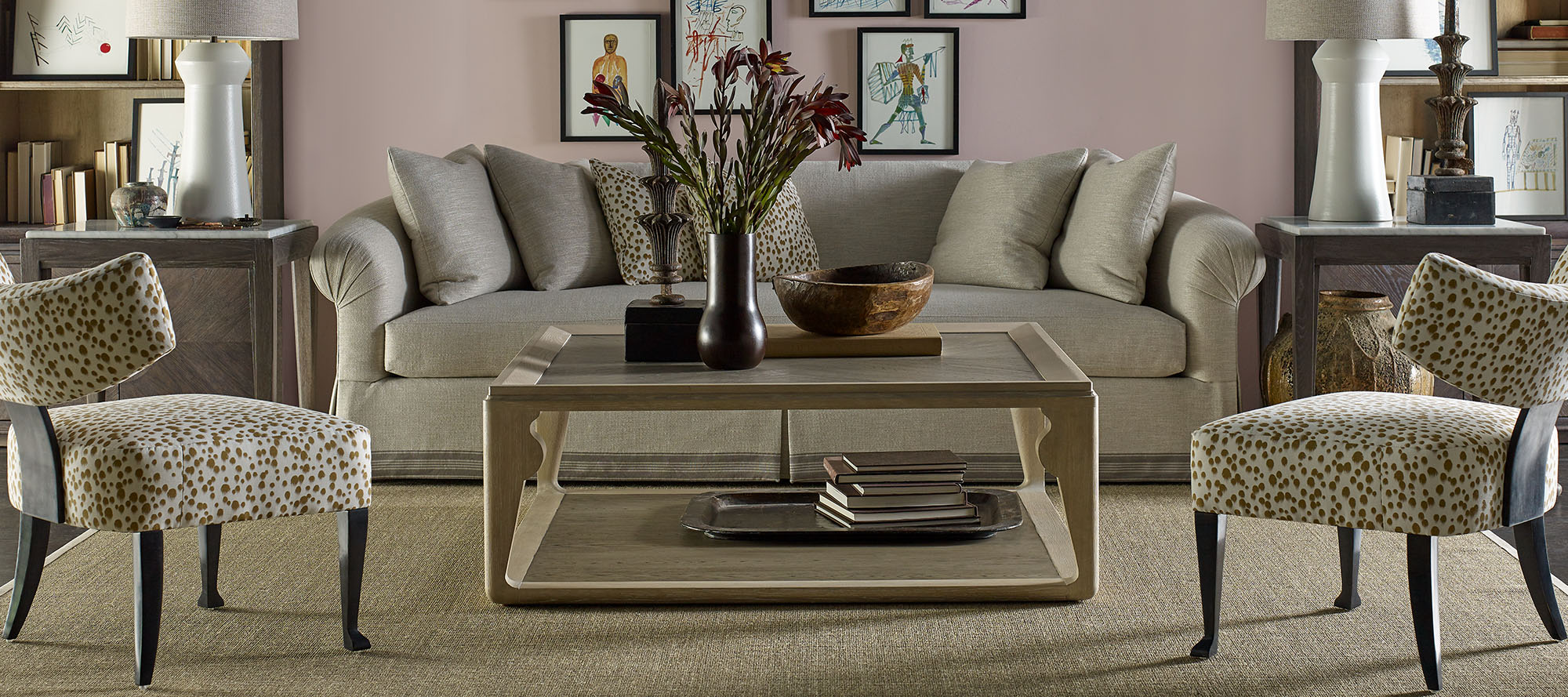 Sofa Lounge by Baker Originals BA6286S Baker Furniture